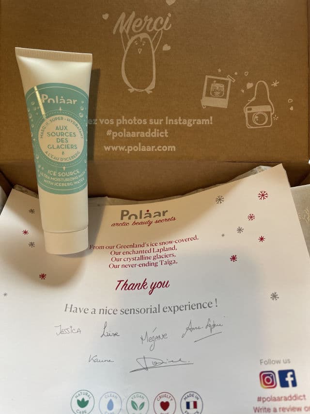Polaar Ice Source - Skin Quenching Hydrating Mask review photo by Hebskin