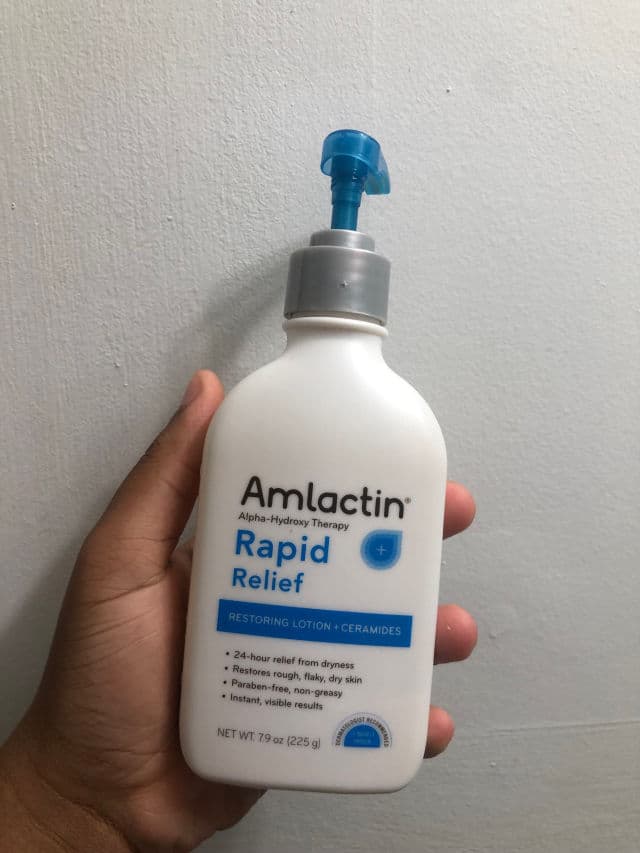 AmLactin Rapid Relief Restoring Lotion + Ceramides review photo by Practiceforskin