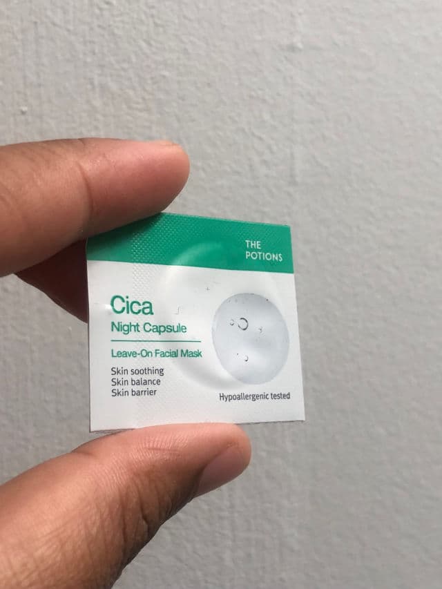 The Potions Cica Night Capsule review photo by Practiceforskin