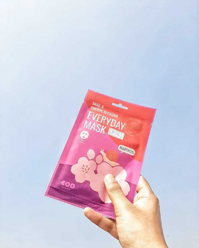 DearBoo Snail & Cherry Blossom Everyday Mask review photo by SkincareWisdom16