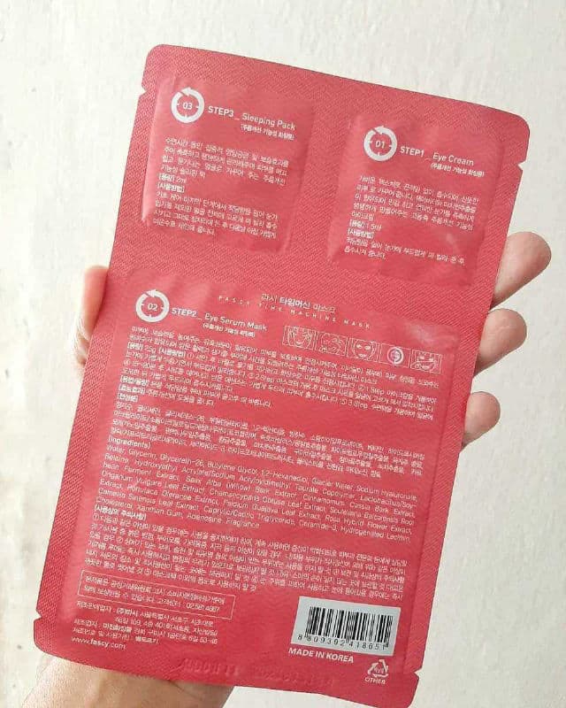 FASCY Lab Time Machine Mask  review photo by SkincareWisdom16