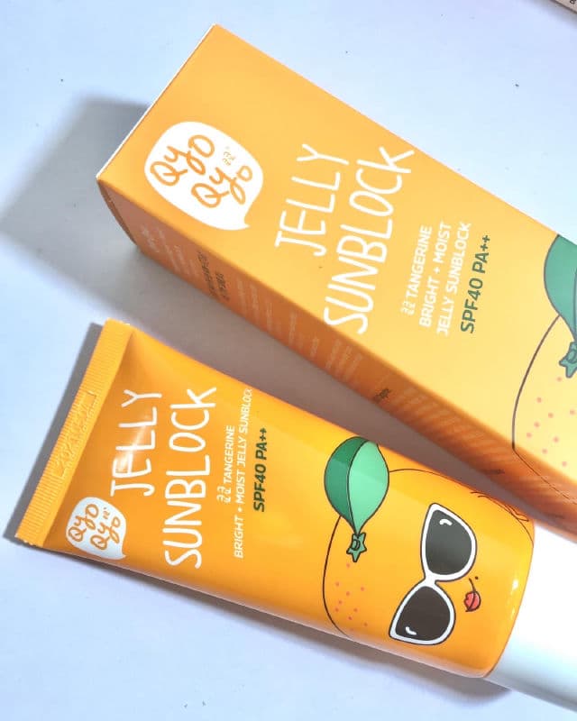 Qyo Qyo Tangerine Bright+Moist Jelly Sunblock review photo by shaooo