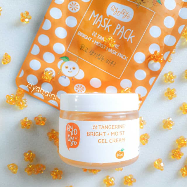 Qyo Qyo Tangerine Bright + Moist Gel Cream review photo by Ziyah