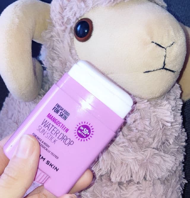 Farmskin Fresh Food for Skin Mangosteen Water Drop Sun Stick SPF 50+ PA++++ review photo by Sleepymoggy