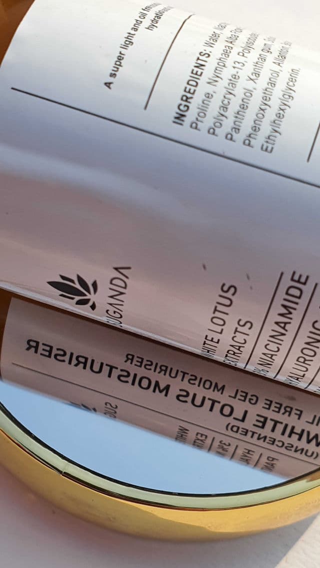 Suganda White Lotus Moisturiser - Unscented review photo by Apz