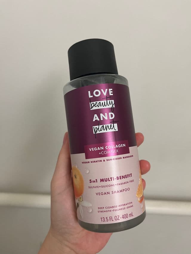Love Beauty and Planet Vegan Collagen + Complex Vibrancy & Moisture Shampoo with Murumuru Butter & Rose review photo by KellyK