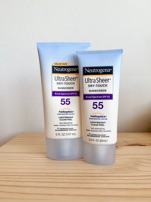Neutrogena Ultra Sheer Dry-Touch Sunscreen SPF 55 review photo by KellyK