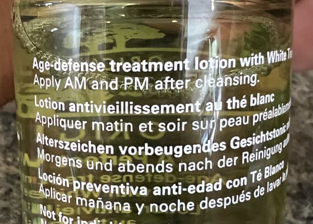 Origins A Perfect World Age-Defense Treatment Lotion With White Tea review photo by MereBear53