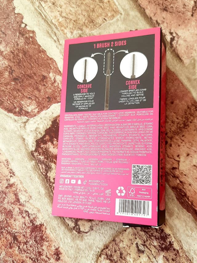 Huda Beauty 1 Coat Wow! Extra Volumizing and Lifting Mascara review photo by Anjali100