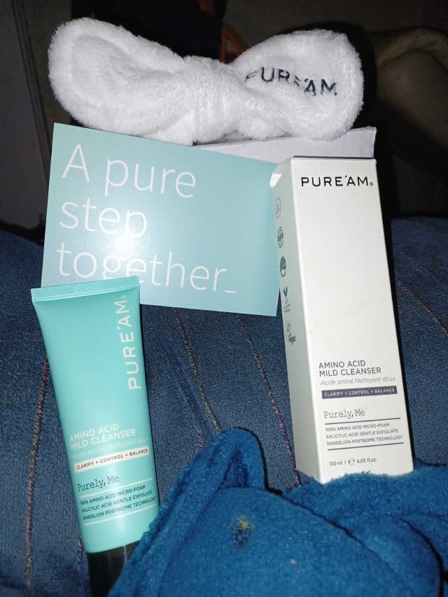 Pure'am Amino Acid Mild Cleanser  review photo by Caseyh41