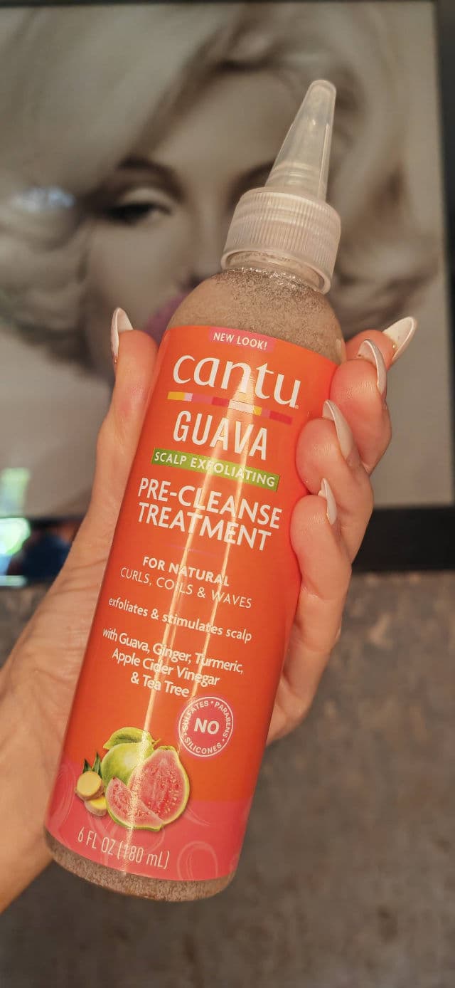 Cantu Guava & Ginger Scalp Exfoliating Pre-Poo Treatment review photo by Testertootsymorse