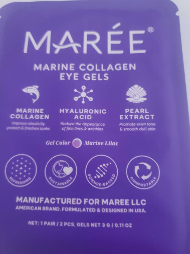 Marée Marine Collagen Eye Gels review photo by TessaLynnXo