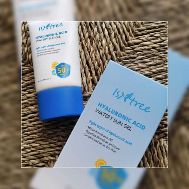ISNTREE Hyaluronic Acid Watery Sun Gel SPF50+ PA++++ review photo by everlastingbloom