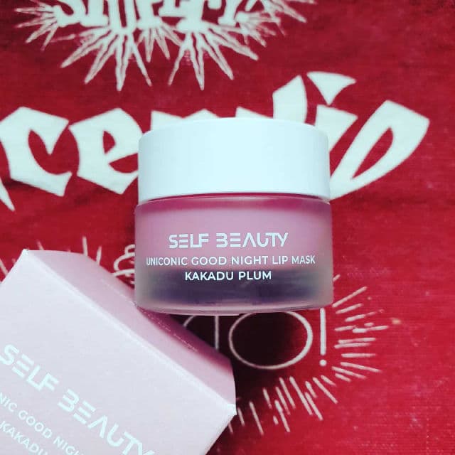 SELF BEAUTY Uniconic Good Night Vitamin C Vegan Lip Mask - Kakadu Plum review photo by zombieskinz
