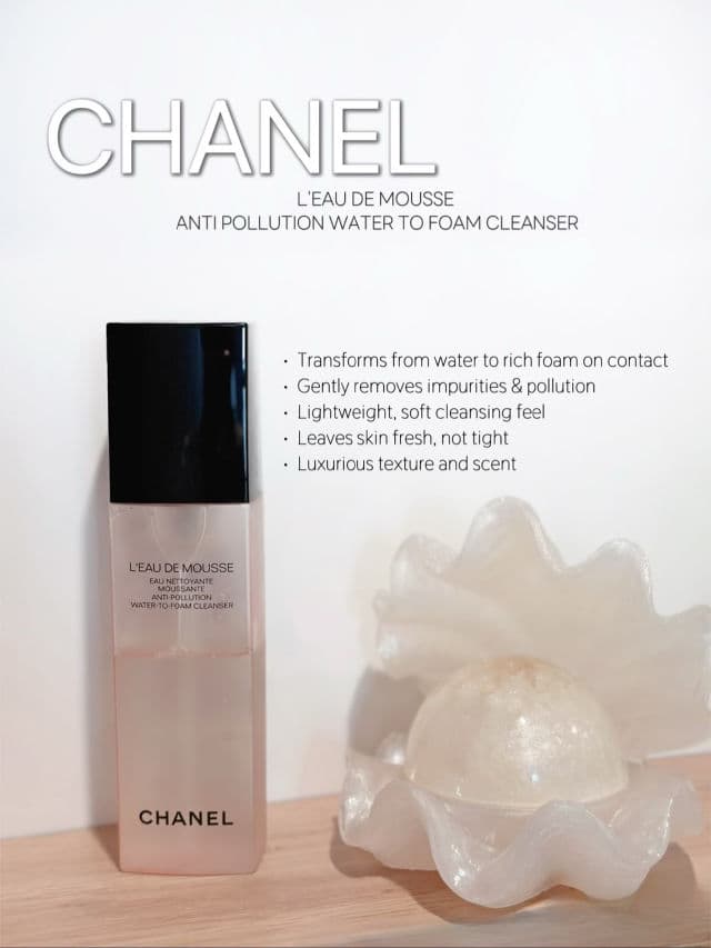 Chanel L'eau de Mousse Anti-Pollution Water-to-Foam Cleanser review photo by Dilmi