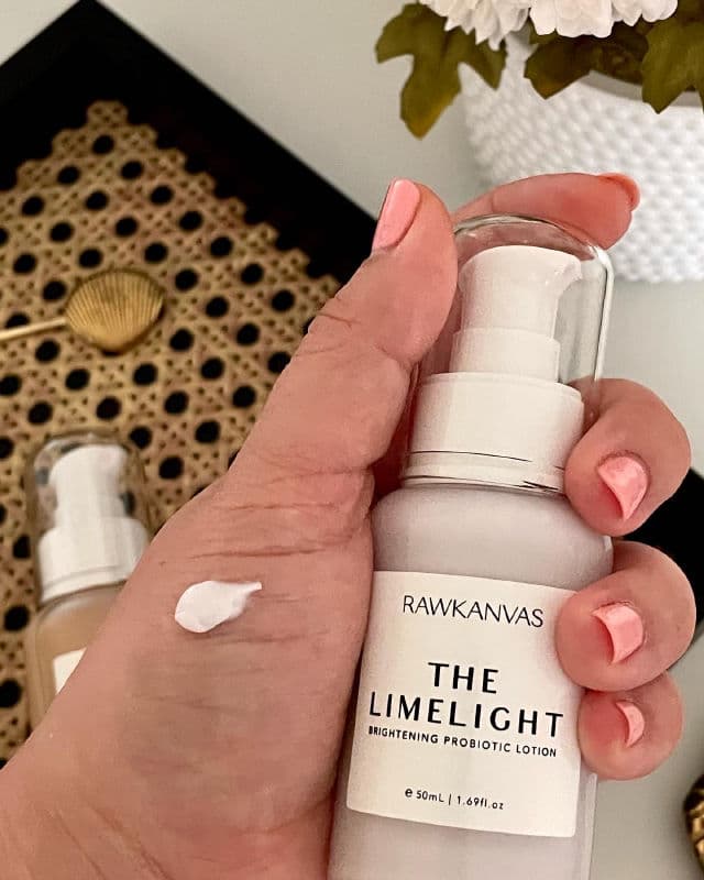 Rawkanvas The Limelight: Brightening Probiotic Lotion review photo by maddysbeautytalk