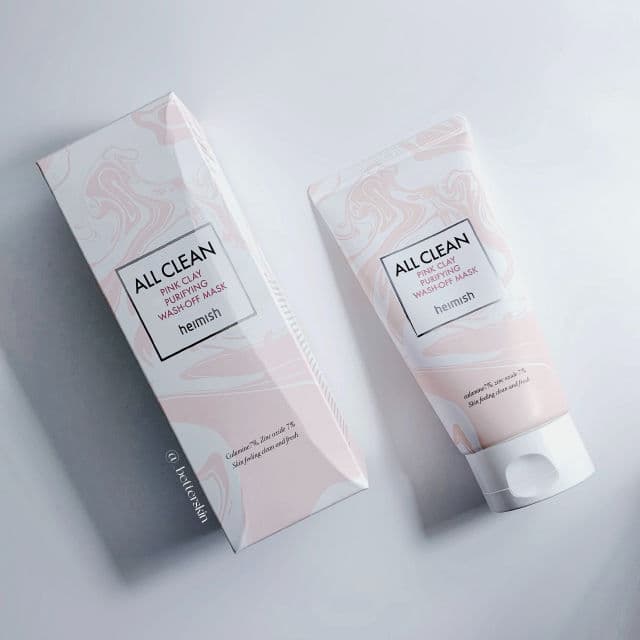 Heimish All Clean Pink Clay Purifying Wash Off Mask review photo by betterskin