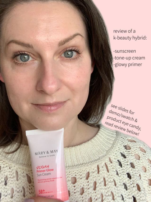 Mary&May Vegan Primer Glow Sun Cream SPF50+ PA++++ review photo by PickyKeWe