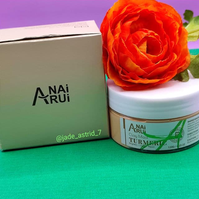 ANAIRUI Skin Care Turmeric Clay Mask review photo by JadeAstrid