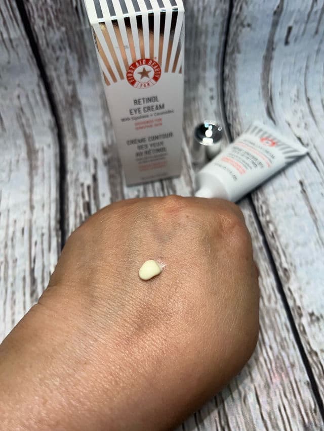 First Aid Beauty Retinol Eye Cream with Squalane + Ceramides review photo by venessao13