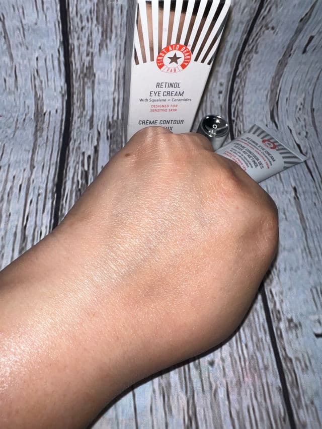 First Aid Beauty Retinol Eye Cream with Squalane + Ceramides review photo by venessao13