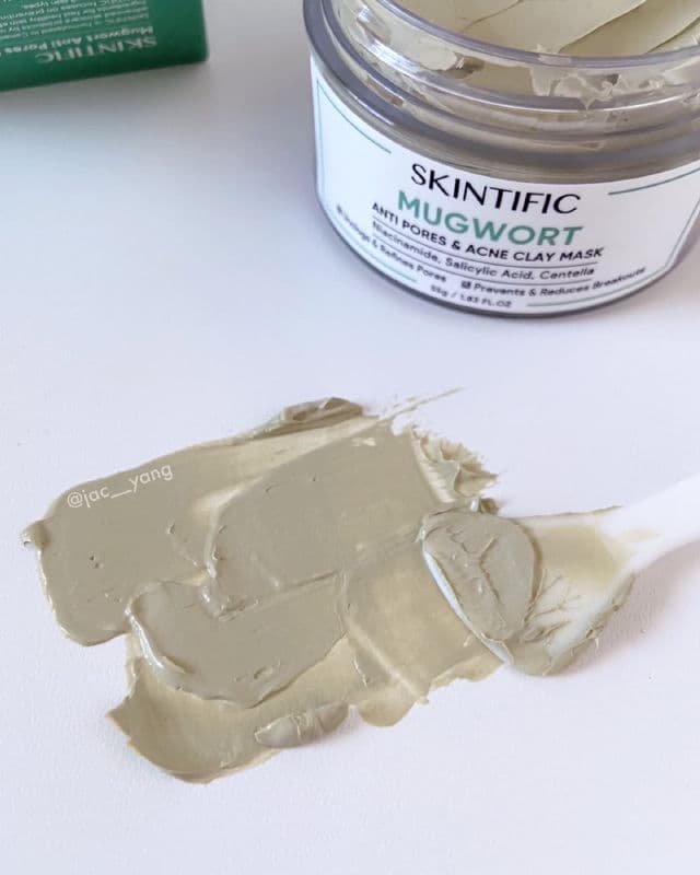 Skintific Mugwort Anti Pores & Acne Clay Mask review photo by jacyang