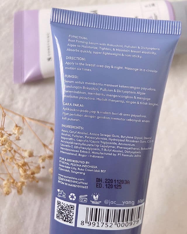 Somethinc Bust Firming Serum review photo by jacyang