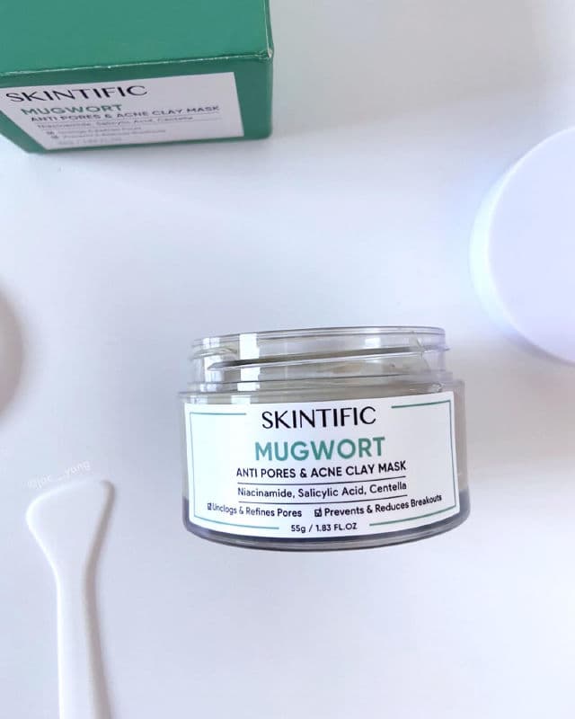 Skintific Mugwort Anti Pores & Acne Clay Mask review photo by jacyang