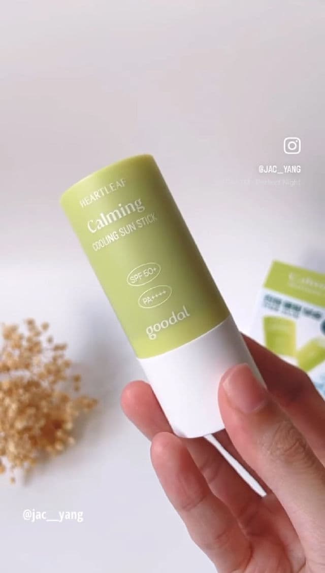 GOODAL Heartleaf Calming Cooling Sun Stick SPF50+ PA++++ review photo by jacyang