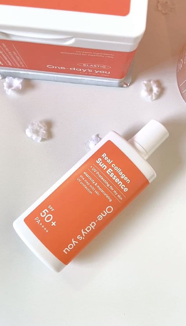 One-day's you Real Collagen Sun Essence SPF50+ PA++++ review photo by jacyang