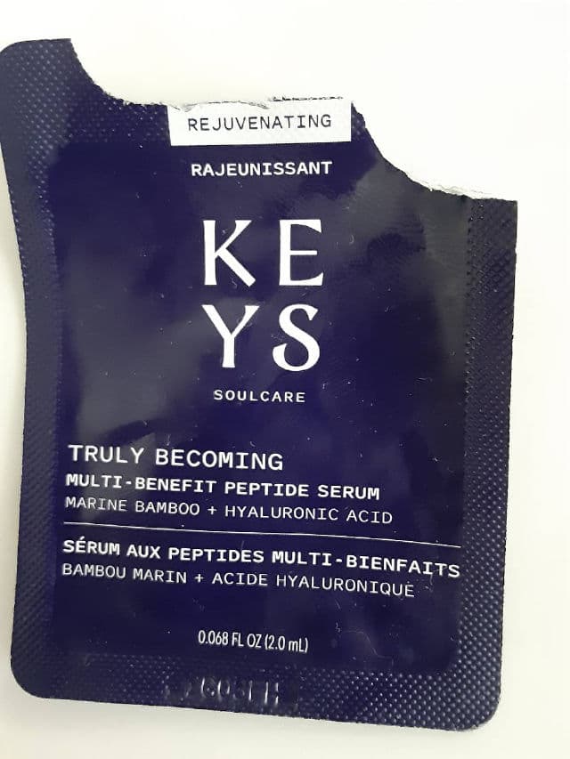 Keys Soulcare Truly Becoming Multi-Benefit Peptide Serum review photo by theskinilivein