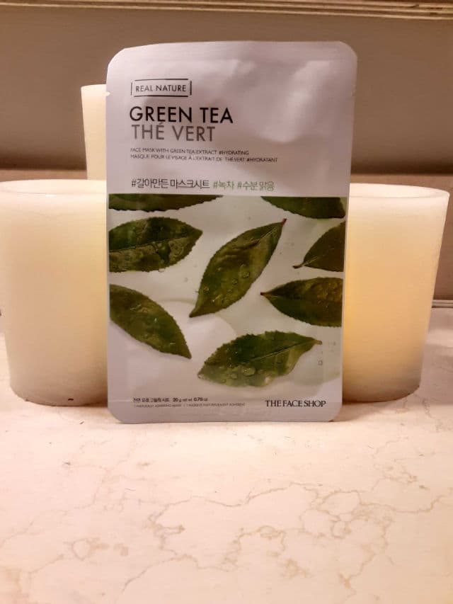 THE FACE SHOP Real Nature Green Tea Face Mask review photo by theskinilivein