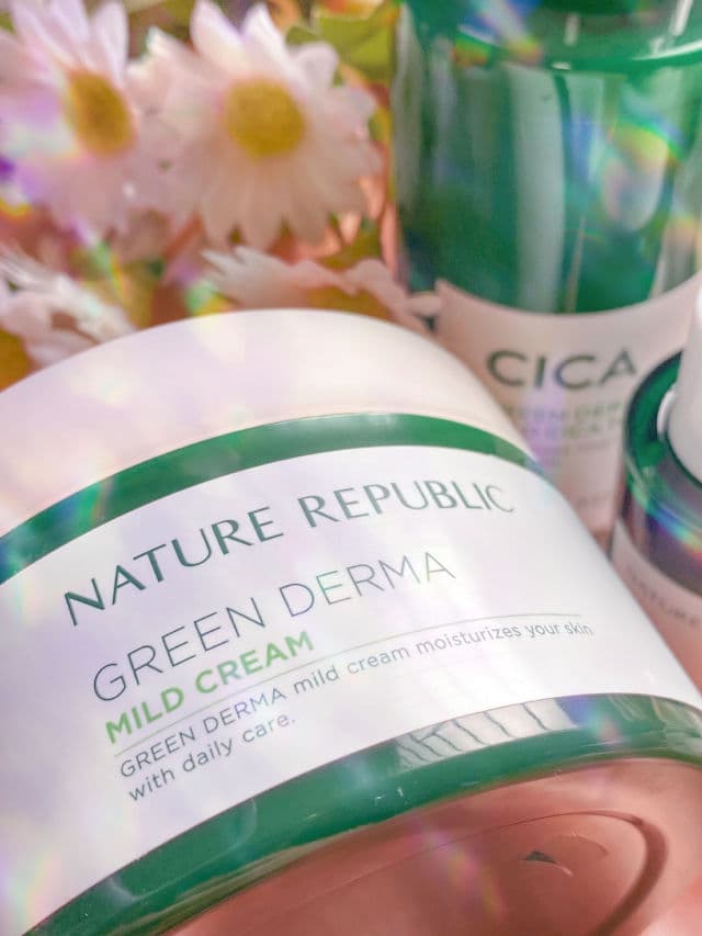 NATURE REPUBLIC Green Derma Mild Cica Cream review photo by m0chiskinnn