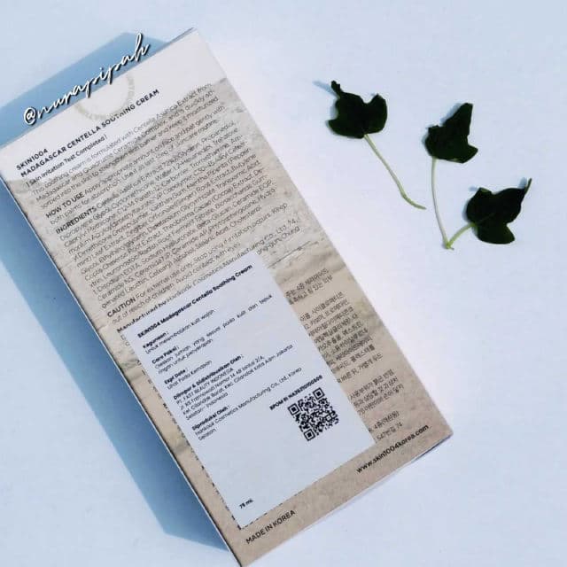 SKIN1004 Madagascar Centella Soothing Cream review photo by nurapipah