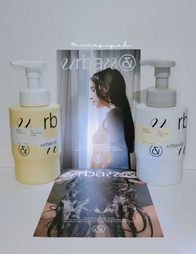 Urbanand Bubble Shampoo for Refreshing Scalp review photo by nurapipah