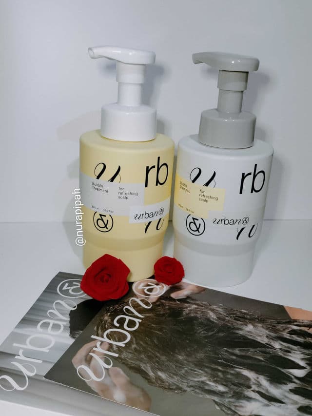 Urbanand Bubble Shampoo for Refreshing Scalp review photo by nurapipah