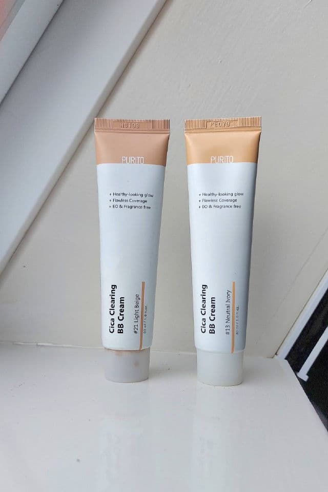 PURITO Cica Clearing BB Cream #13 Neutral Ivory review photo by MimiMomoSkincare