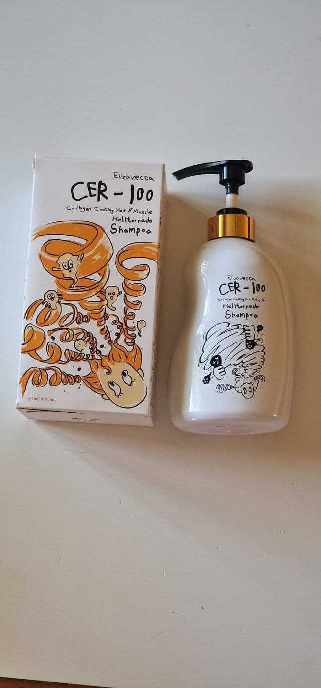 ELIZAVECCA CER-100 Collagen Coating Hair A+ Muscle Tornado Shampoo review photo by neneferroni