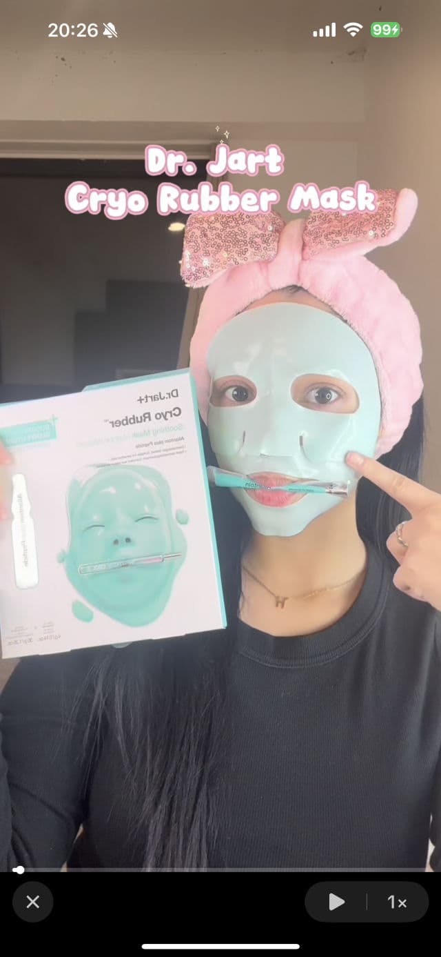 Dr. Jart+ Cryo Rubber™ with Moisturizing Hyaluronic Acid - Cryo Rubber Moisturizing Mask review photo by HelenaKeynes