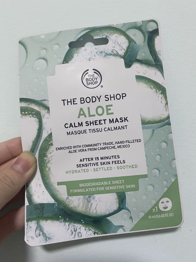 The Body Shop Aloe Calm Hydration Sheet Mask review photo by suyachim