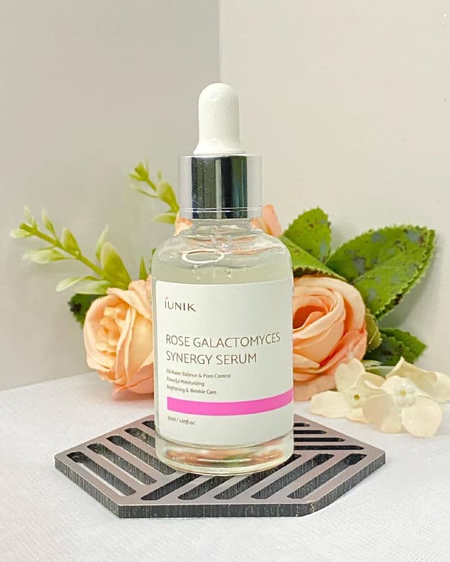 Iunik Rose Galactomyces Synergy Serum review photo by evabilqistafdila