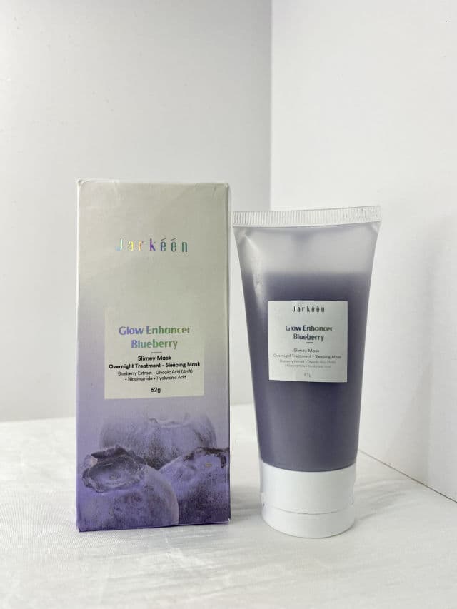 Jarkeen Glow Enhancer Blueberry Slimey Mask review photo by evabilqistafdila
