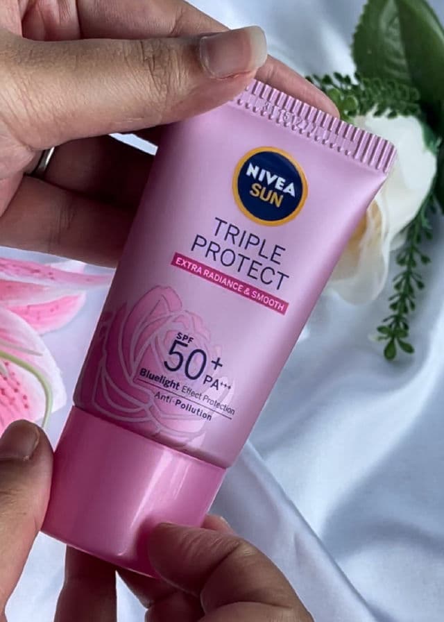 Nivea Sun Triple Protect Radiance & Smooth SPF50+ PA+++ review photo by Arnaaz