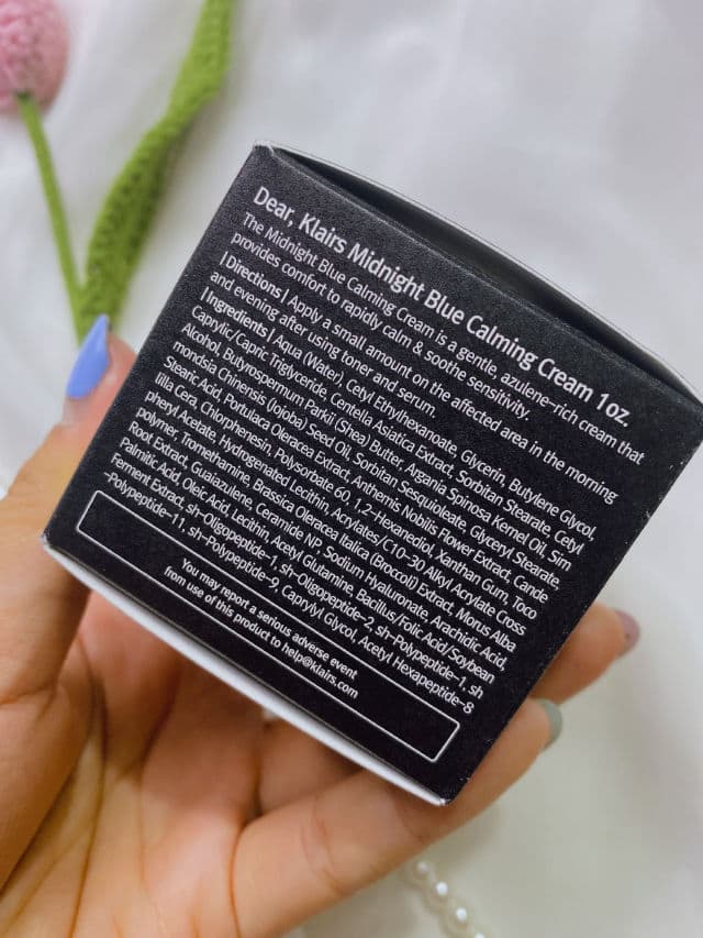 Dear, Klairs Midnight Blue Calming Cream review photo by LizhReview