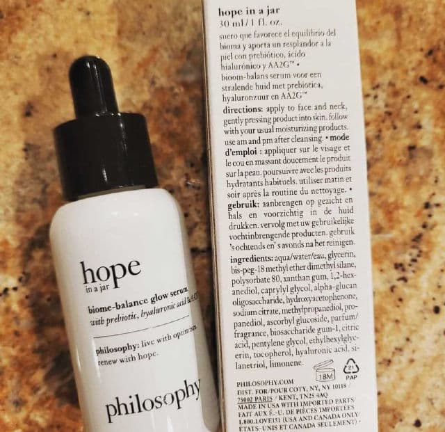 philosophy Hope In A Jar Biome-Balance Glow Serum review photo by beemama3