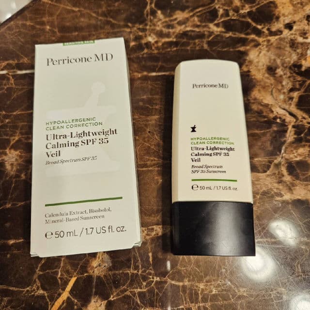 Perricone MD Hypoallergenic CBD Ultra-Lightweight Calming SPF 35 Veil review photo by beemama3