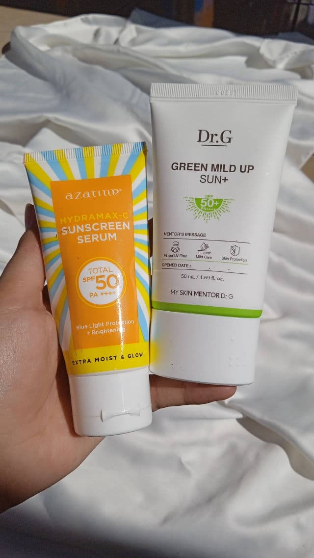 Azarine Hydramax-C Sunscreen Serum SPF 50 PA++++ review photo by miazawa