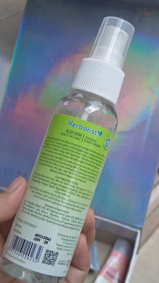 Herborist Aloe Vera Face Mist review photo by miazawa