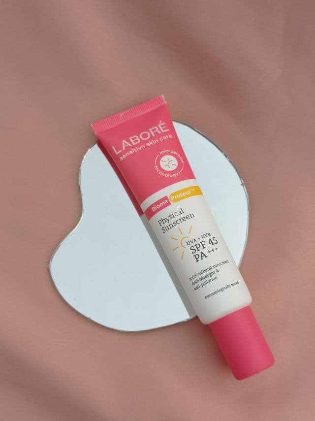 LABORE BiomeProtect Physical Sunscreen SPF 45 PA+++ review photo by cindyviolina7