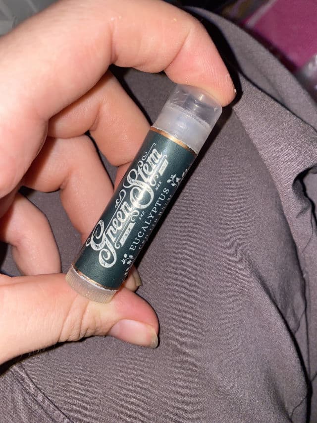 Green Stem Eucalyptus CBD Lip Balm review photo by PinkTanzanite